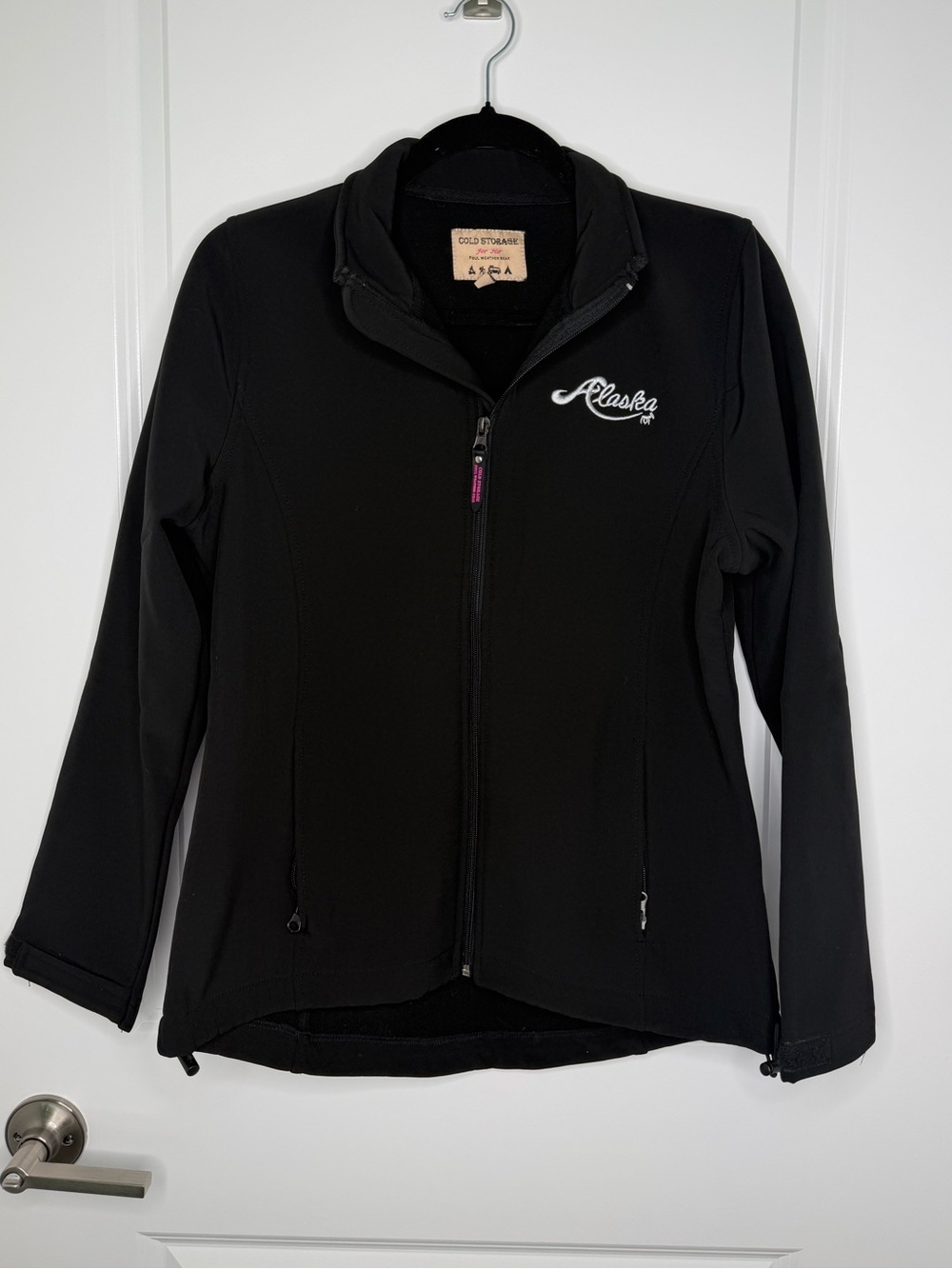 Women’s Black Fleece Lined Softshell Jacket size XS